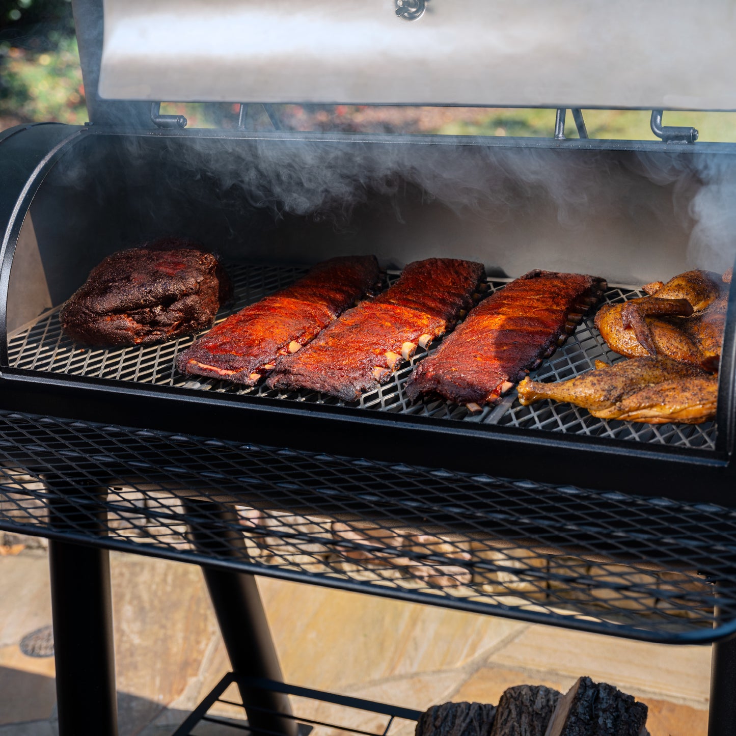 Char-Griller Competition Pro Offset Grill and Smoker