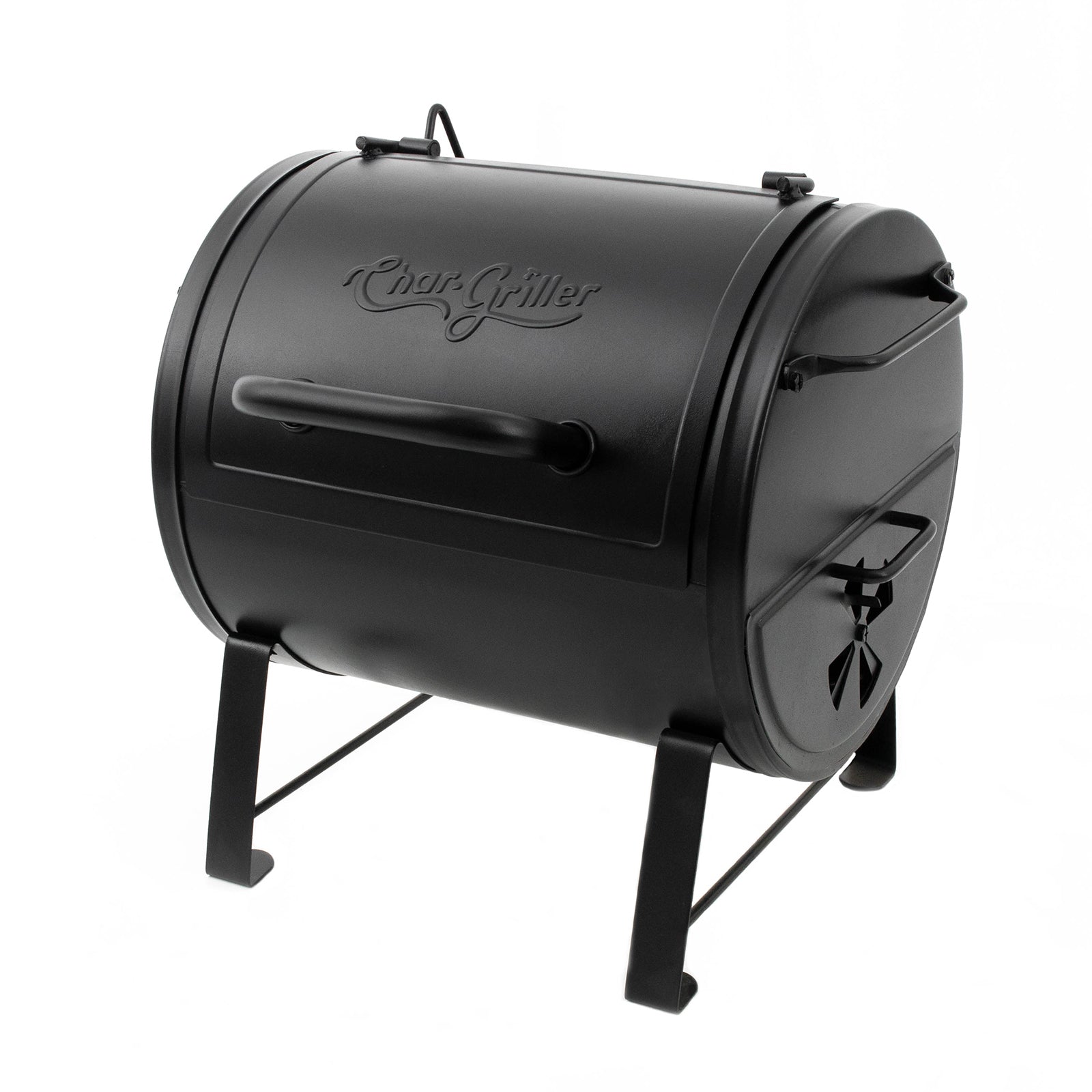 Char-Griller Portable Charcoal Grill and Side fire box