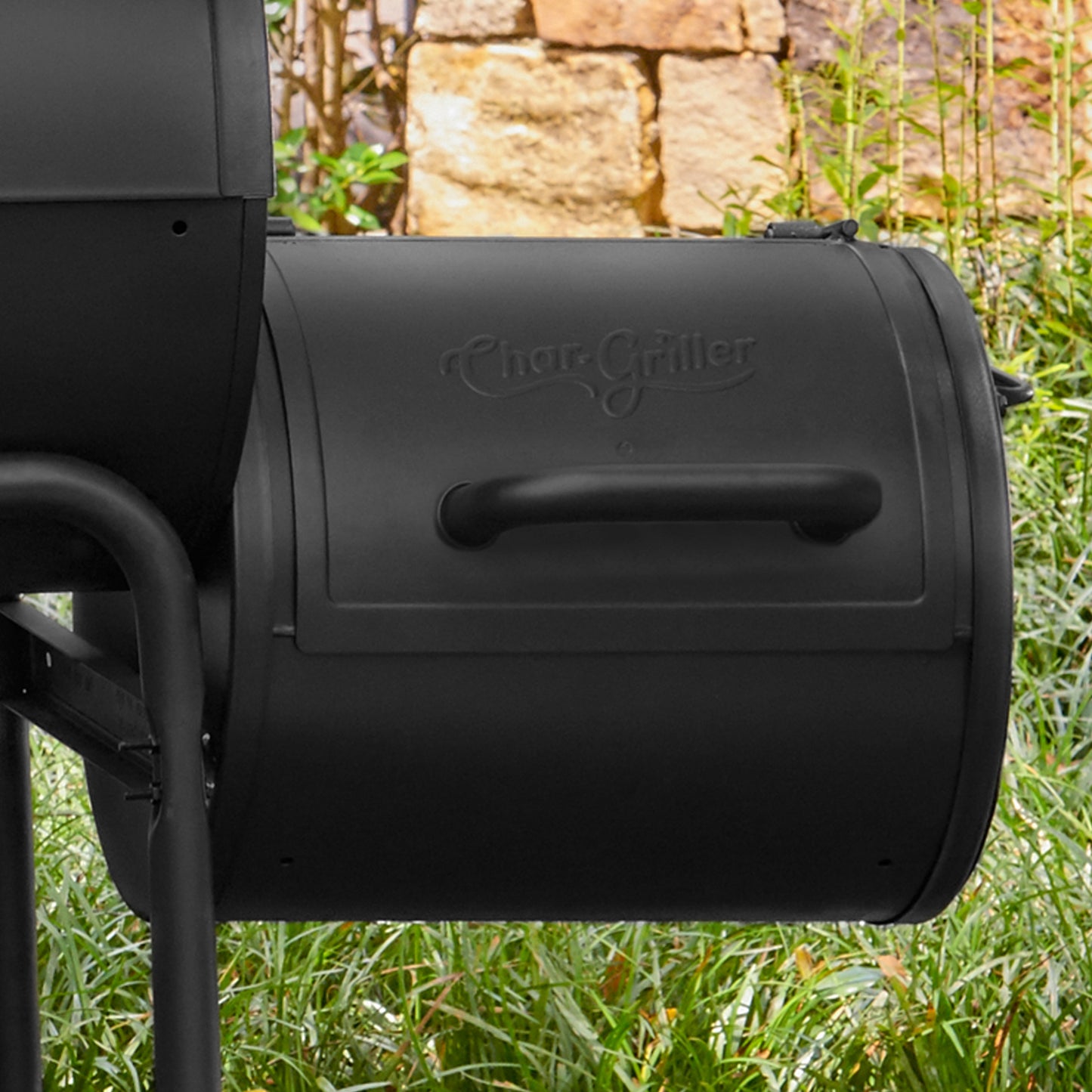 Char-Griller Portable Charcoal Grill and Side fire box