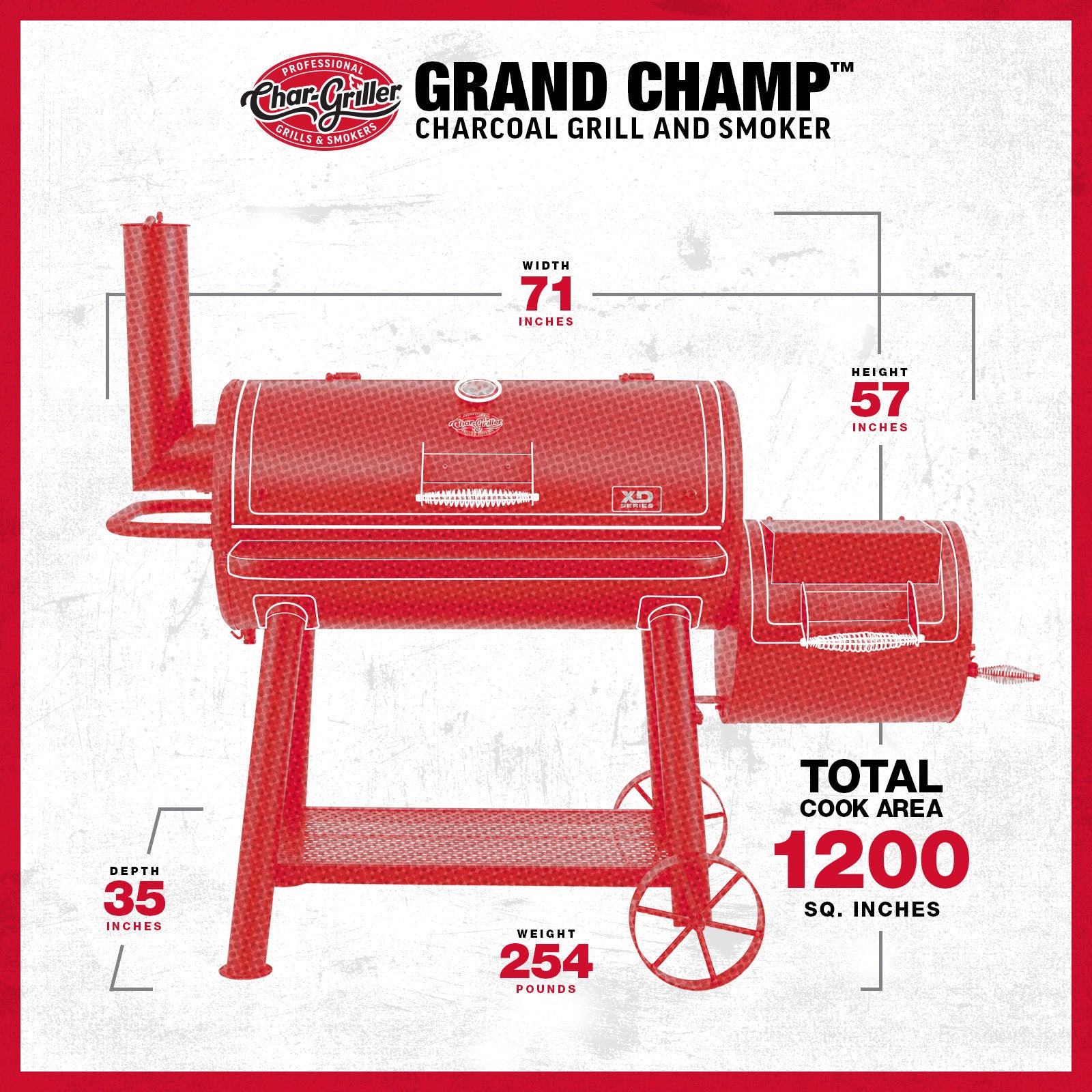 Char-Griller Grand Champ offset smoker