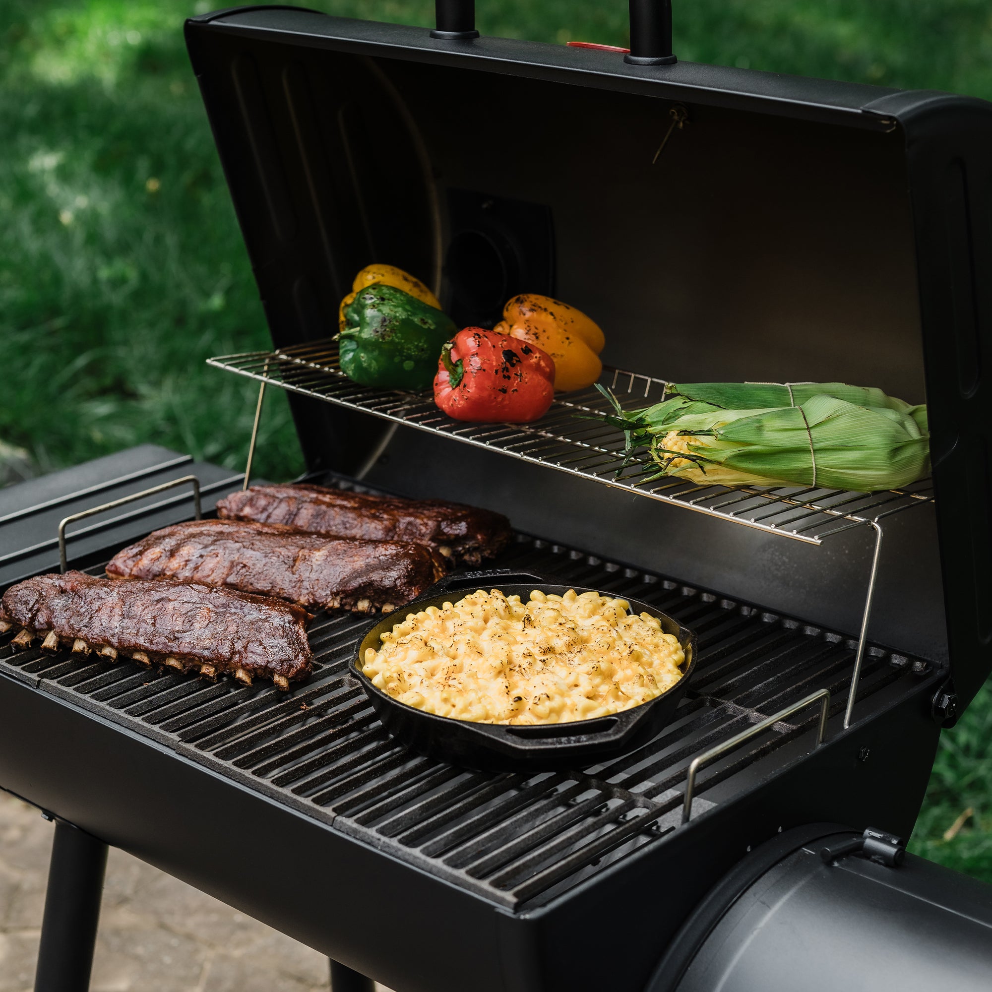 Char-Griller Smokin' Pro™ Barrel Grill and Offset Smoker