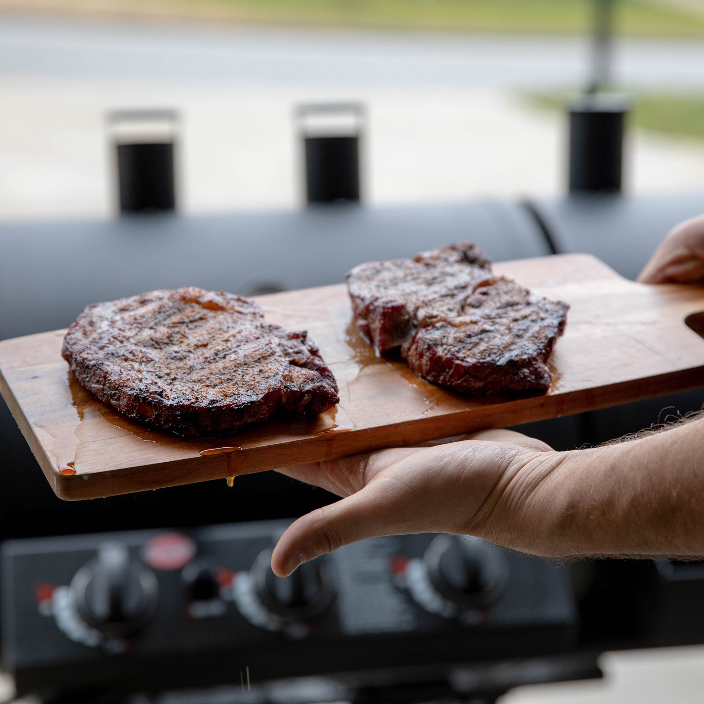 Char-Griller DUO Gas and Charcoal BBQ with Side Burner